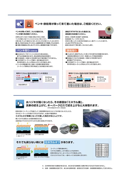 コーティングした後は
