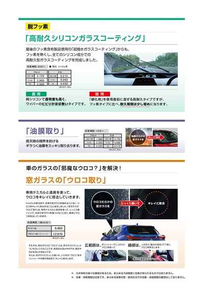 ウィンドウ/ウロコ取り