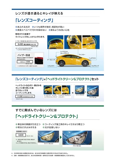 レンズ/ヘッドライト