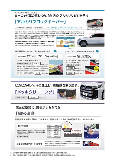 アルカリブロックキーパー/細密研磨